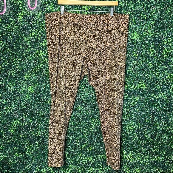Time and Tru Cheetah Animal Print Leggings Sz XXXL - Picture 1 of 5